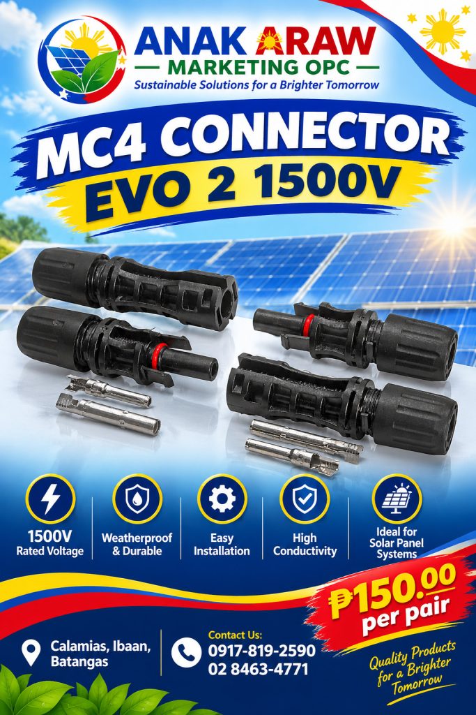 MC4 connector 1500v Evo 2